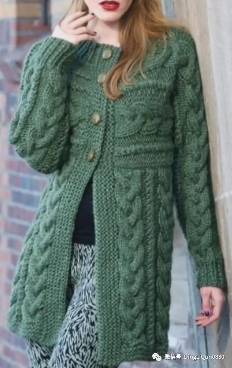 50款時(shí)髦舒適的粗絞花針織開(kāi)衫夾克設(shè)計(jì)集錦